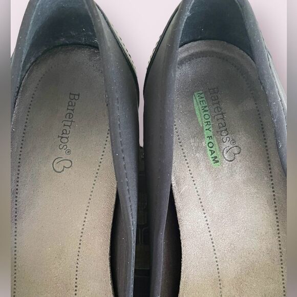 Bare Traps Memory Foam Navy Ballet Flats - Picture 6 of 8